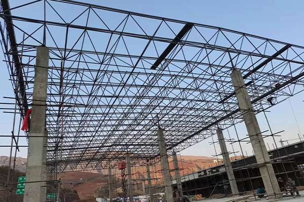 项城钢结构网架图片